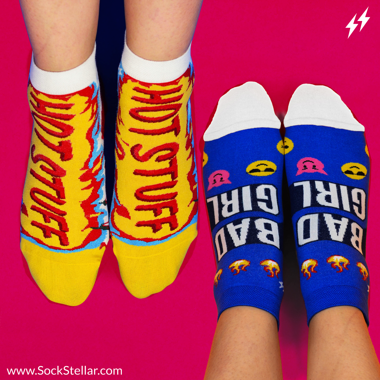 quirky girls socks